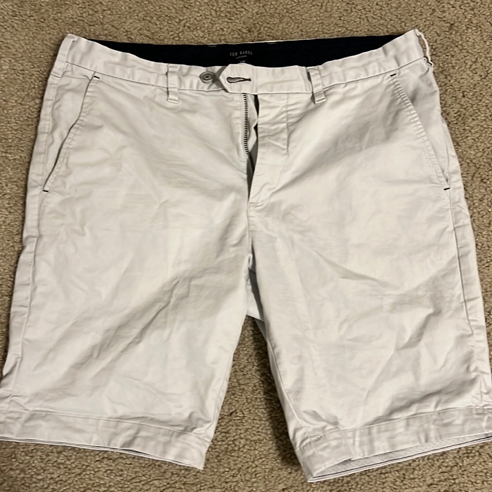 Ted Baker London light khaki shorts.